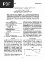 Large Deflections of Cantilever Beams