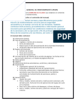 Manual General de Mantenimiento