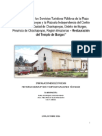 Memoria Descriptiva - I.I.E.E - Proyecto Templo de Burgos (Chachapoyas)