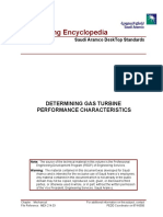 Determining Gas Turbine Performance Characteristics