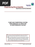 Pump and Pump Piping System Performance as Depicted in Performance Curves