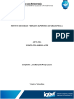 Antologia de Deontologia y Legislacion PDF