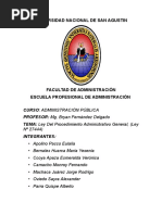 Ley 27444 Procedimiento Administrativo General