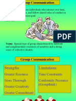 Group: Three or More Individuals Who Interact Over Time