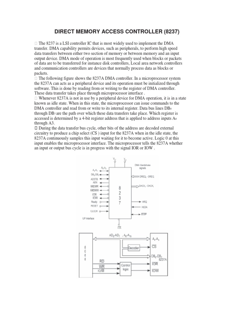 8237 | PDF | Input/Output | Electronics
