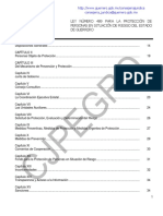 Ley 489 para La Proteccion de Personas en Riesgo en Guerrero