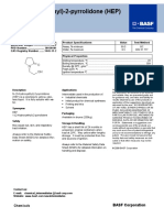 N - (2-Hydroxyethyl) - 2-Pyrrolidone (HEP) : Technical Data Sheet