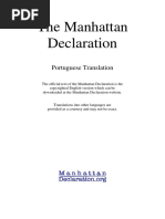 Manhattan Declaration Portuguese