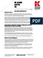 Calcium and Phosphate Balance Fact Sheet