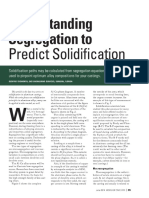 Understanding Segregation to Predict Solidification - Modern Casting June 2014