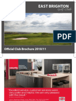 East Brighton Golf Brochure 2010