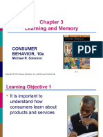 Learning and Memory: Consumer Behavior, 10E