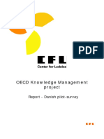 OECD Knowledge Management Project: Report - Danish Pilot-Survey