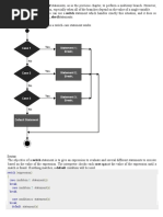 Flow Chart: Expression Condition Statement S Condition Statement S