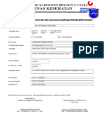 S-Formulir Permintaan User ID Dan Password Aplikasi RKAKDIPA Online