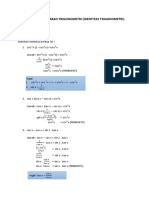 Tugas Dan Jawaban Trigonometri Pembuktia PDF