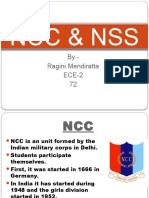 NCC & NSS: By:-Ragini Mendiratta ECE-2 72