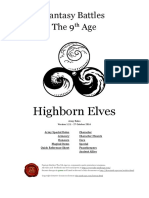The Ninth Age Highborn Elves 1 2 1