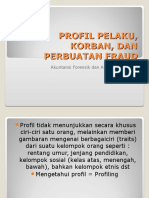 Pertemuan 4 Profil Pelaku Korban Dan Perbuatan Fraud