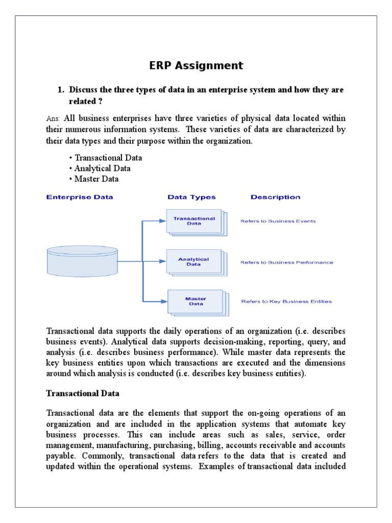 ERP Assignment Final | PDF | Enterprise Resource Planning | Product ...