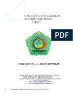 Laporan Pertanggung Jawaban Masa Orientasi Siswa (Mos) : SMK Miftahul Huda Rawalo