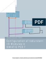 Configuration of Redundant I/O Modules in Simatic Pcs 7: Application Description 03/2015