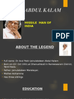 Dr. A.P.J Abdul Kalam: Missile Man of India