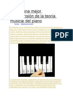 Posea Una Mejor Comprensión de La Teoría Musical Del Piano