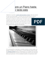 No Compre Un Piano Hasta No Haber Leído Esto