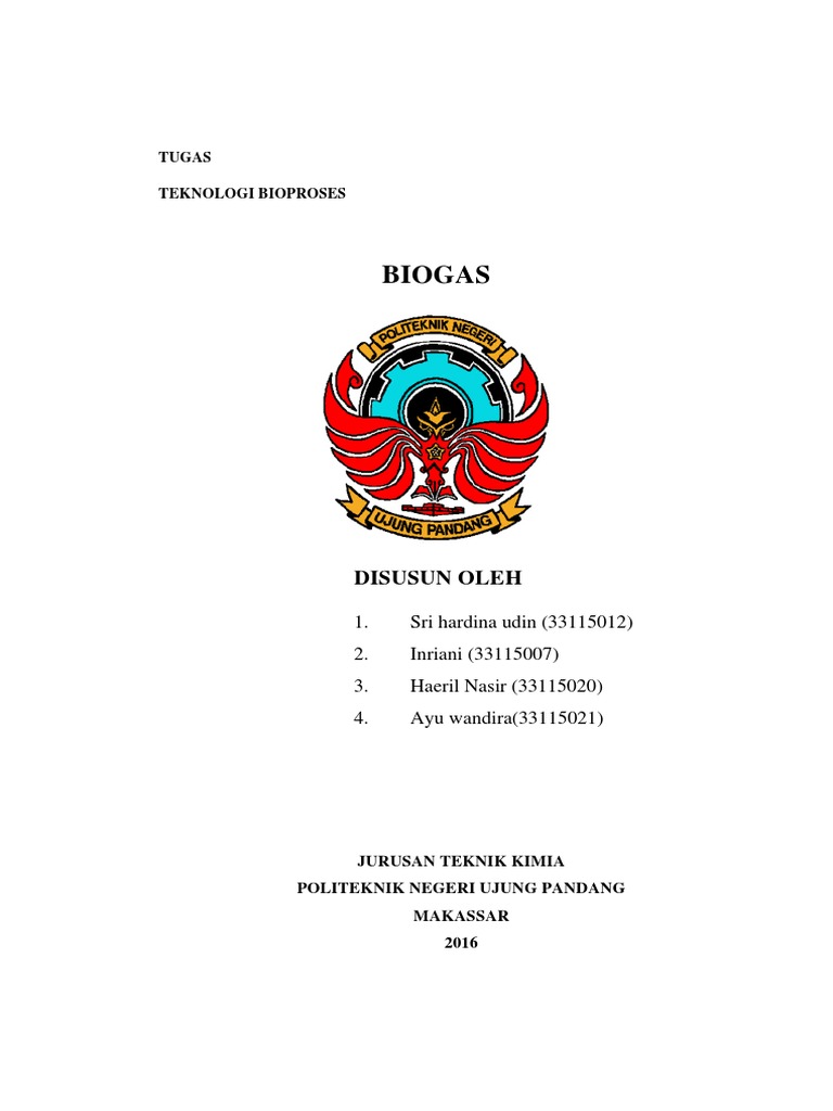 Makalah Bioproses Pembuatan Biogas