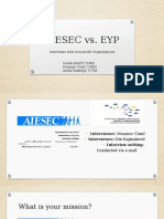 Aiesec vs. Eyp: Interviews With Non-Profit Organizations