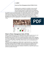 Thursday, October 1,2015: What Is Water Management Suite (WMS)