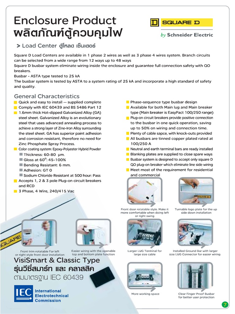 Which Dimension Defines The Load Center