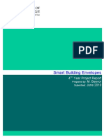 Smart Building Envelopes: 4 Year Project Report M. Beevor June 2010