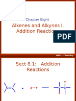 Alkenes and Alkynes I. Addition Reactions: Chapter Eight