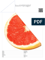 Type Standard Name Grapefruit Code FFR01 Brand Category Fruits Unit Piece (PC) Cost 3.89