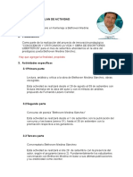 Plan de Elaboración para El Conversatorio Bethoven Medina Sánchez