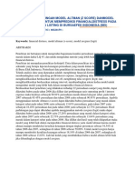 Analisis Perbandingan Model Altman