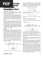 Phase-Locked Loops For High-Frequency Receivers and Transmitters-Part 1