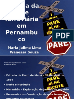 História Da Rede Ferroviária em Pernambuco