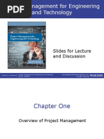 Project Management For Engineering and Technology