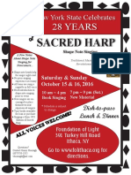 Celebrate 28 Years of Sacred Harp