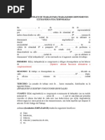 Contrato de Trabajo Para Extranjeros