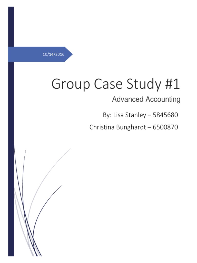 Advanced Accounting Case Study.pdf Goodwill (Accounting) Debits And