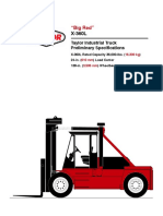 "Big Red": Taylor Industrial Truck Preliminary Specifications