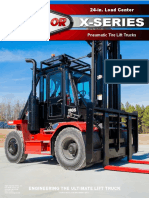X-Series: Pneumatic Tire Lift Trucks