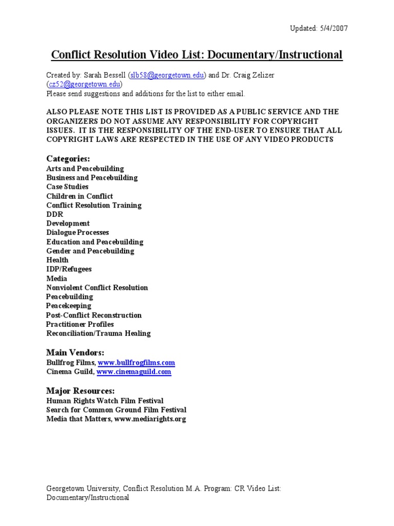 Conflict resolution books pdf picture