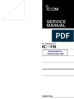  Icom IC78 Service Manual