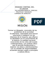 Vision y Mision