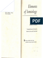 Barthes Roland Elements of Semiology 1977 PDF
